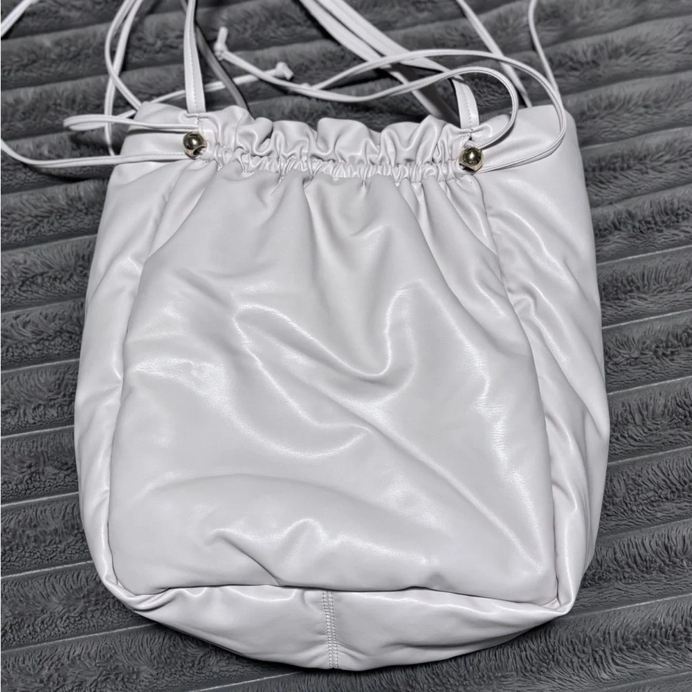 Victoria's Secret Vegan Leather Cinch Tote Bag